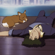 I don’t condone of smoking so here is the only Spike picture I could find without him smoking. Bonus points for Ein.